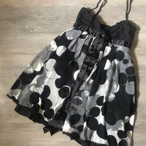 ♥️ 3/$15 Geometric Polka Dot Babydoll Dress